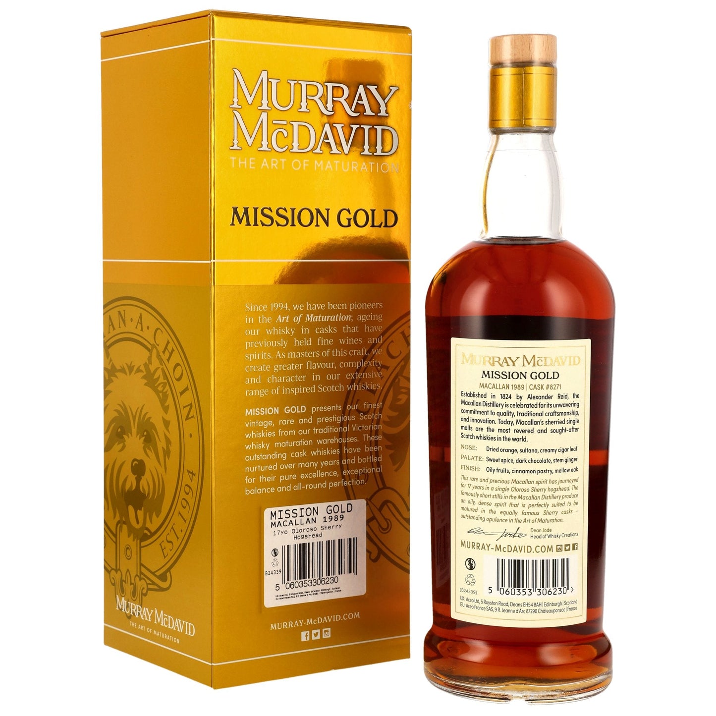 Macallan 17 1989 - Murray McDavid - Oloroso Sherry Hogshead #8271
