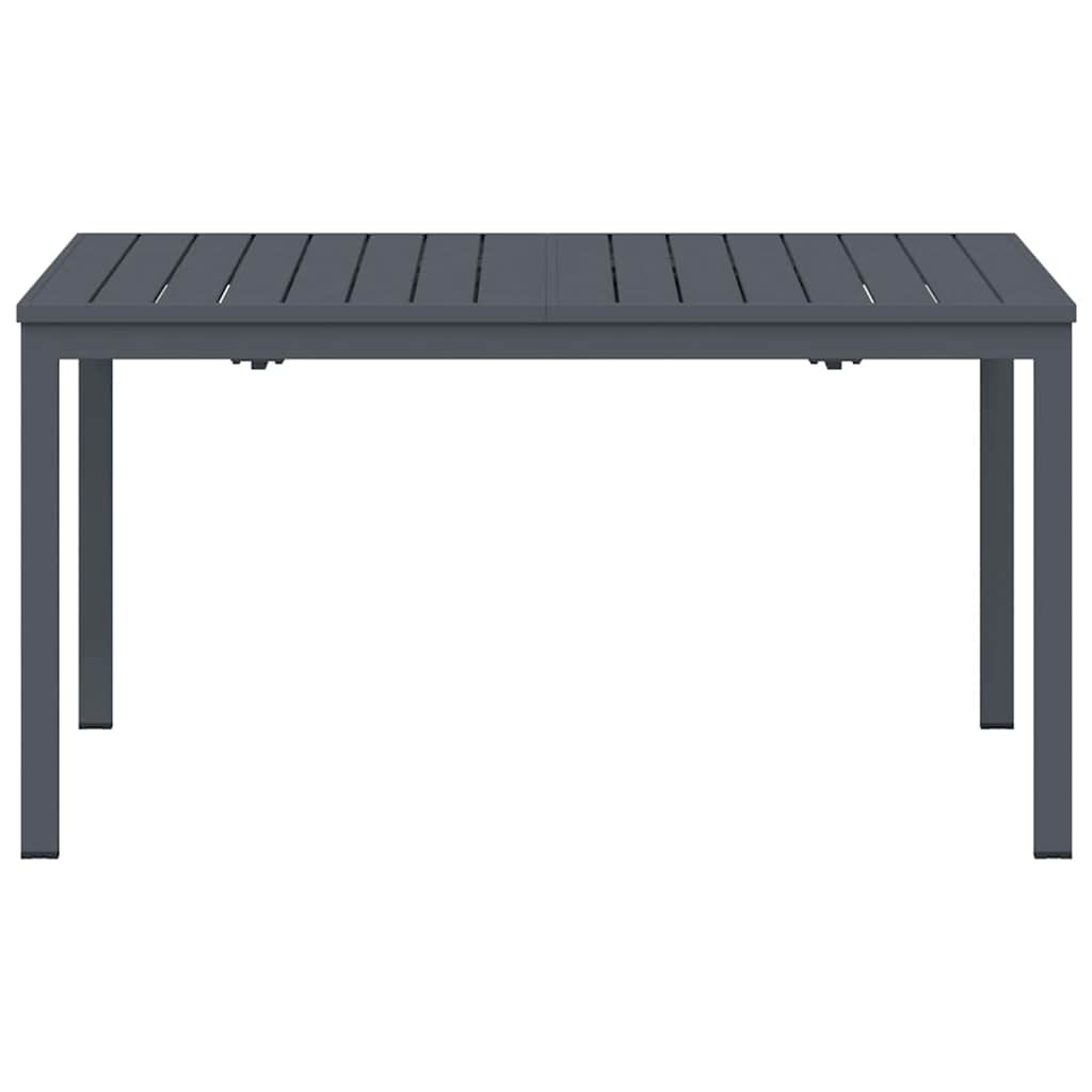 Ausziehbarer Gartentisch Aluminium 180-240 cm – Anthrazit