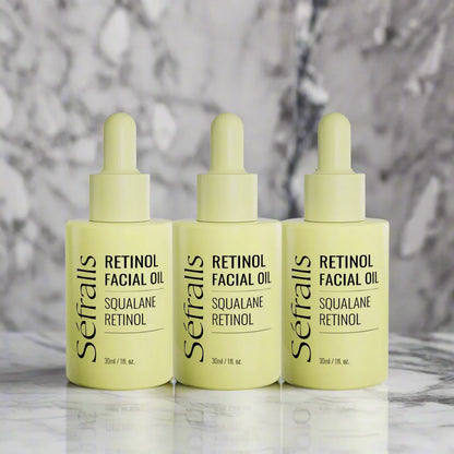 3pcs Retinol facial essence by séfralls moisturizing & oil-water balancing care