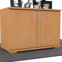 Nobis Kommode Sideboard | 2 Türig | 57cm hoch | 100% Bio Kiefer Massivholz