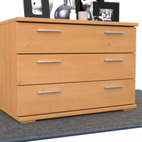 Nobis Kommode Sideboard | 3 große Schubladen | 57cm hoch | 100% Bio Kiefer Massivholz