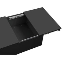 Couchtisch Hochglanz mit Push-Pull Stauraum