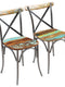 Dining Chairs, 2 Pieces, Reclaimed Solid Wood