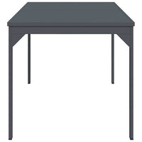 Ausziehbarer Gartentisch Aluminium 180-240 cm – Anthrazit