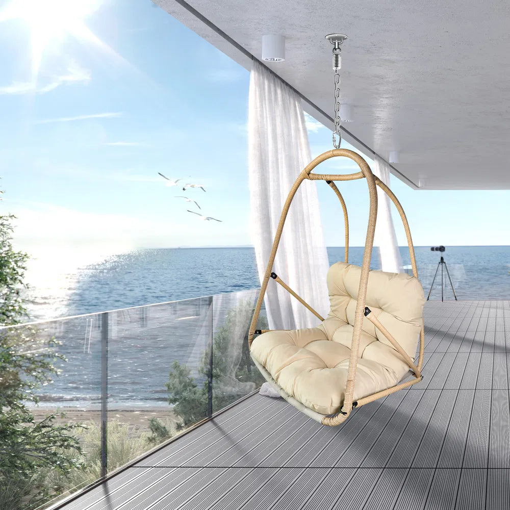 JESE Hängesessel Egg – Faltbarer Schaukel-Sitz für Indoor & Outdoor, bis 136 kg belastbar