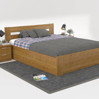 Nobis Kieferbett mit Bettkasten | Massivholz | Naturholz | 100% Bio-Bett inkl. Lattenrost