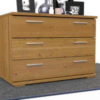 Nobis Kommode Sideboard | 3 große Schubladen | 57cm hoch | 100% Bio Kiefer Massivholz