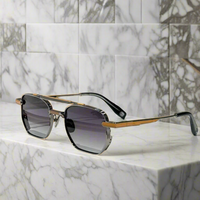 Classic Henri sunglasses inspire retro academic style weightless alloy