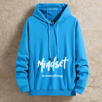 Mindset is everything,Positive vibes hoodie  Stylish and comfort