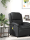 Massage Chair Recliner Genuine Leather Massage Chair Recliner Dark Brown