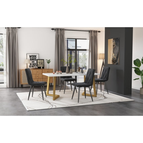 Esszimmer-Tischset Faserplatte – Komplett-Set für stilvolles Essen