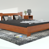 Leo Kieferbett mit Bettkasten | Massivholz | Naturholz | 100% Bio-Bett inkl. Lattenrost