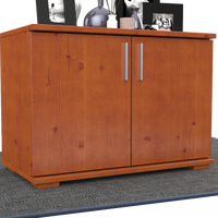 Nobis Kommode Sideboard | 2 Türig | 57cm hoch | 100% Bio Kiefer Massivholz