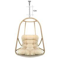 JESE Hängesessel Egg – Faltbarer Schaukel-Sitz für Indoor & Outdoor, bis 136 kg belastbar