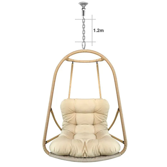 JESE Hängesessel Egg – Faltbarer Schaukel-Sitz für Indoor & Outdoor, bis 136 kg belastbar