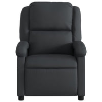 Massage Chair Recliner Genuine Leather Massage Chair Recliner Dark Brown