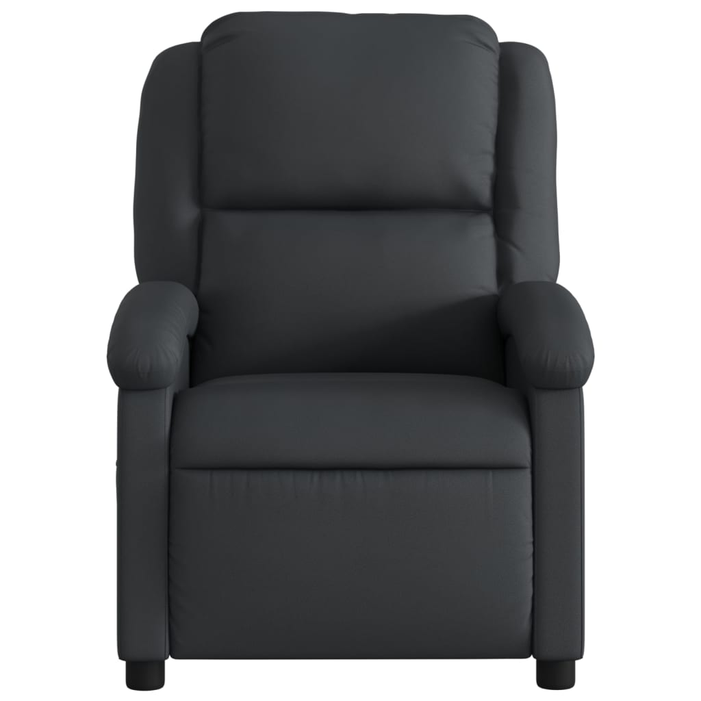 Massage Chair Recliner Genuine Leather Massage Chair Recliner Dark Brown