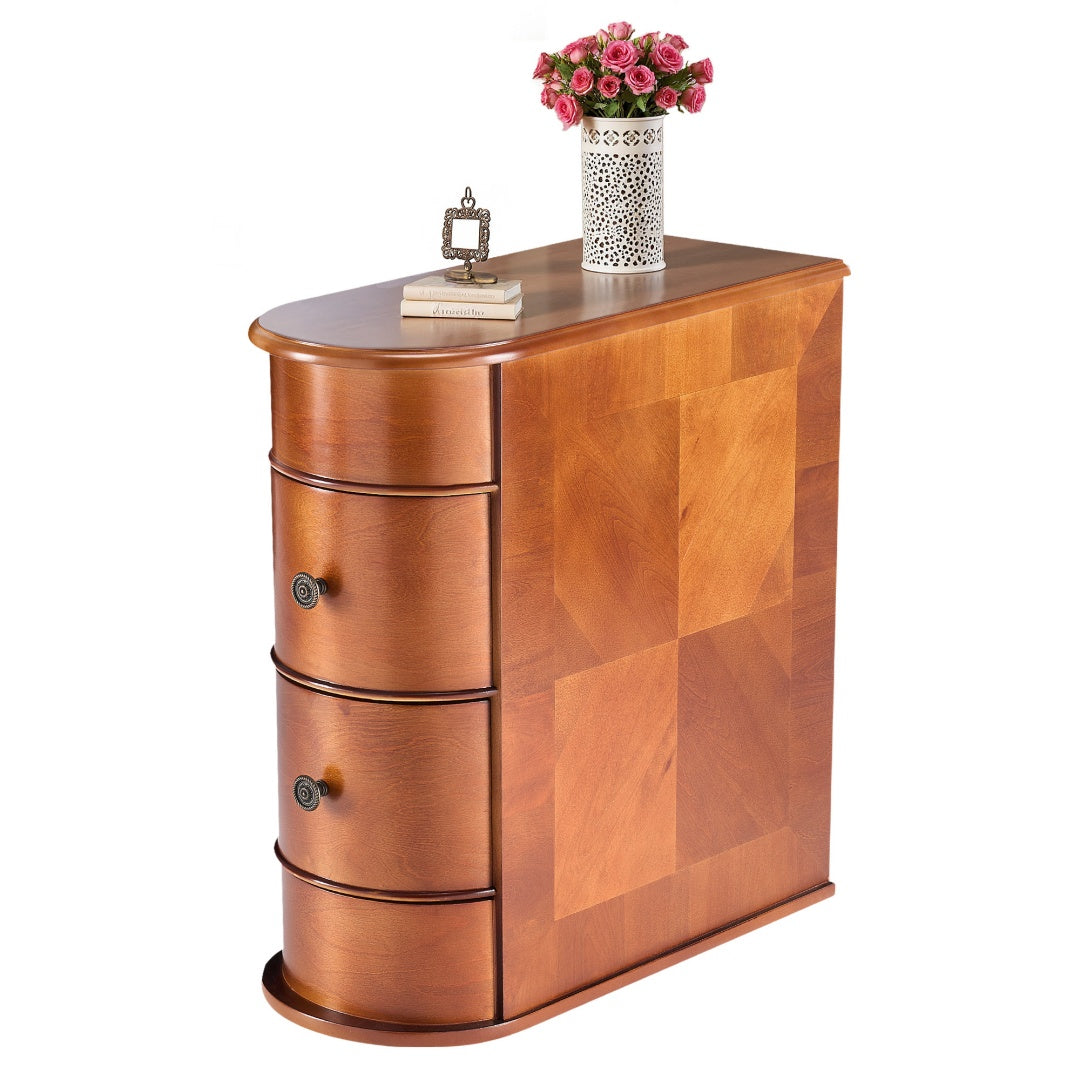 Vintage Nachttisch mit 2 Schubladen
