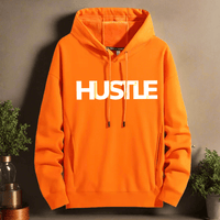 HUSTLE Art ,Winter plush hoodie warm and stylish