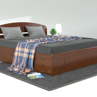 Anika Kieferbett mit Bettkasten | Massivholz | Naturholz | 100% Bio-Bett inkl. Lattenrost