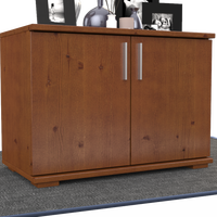 Nobis Kommode Sideboard | 2 Türig | 57cm hoch | 100% Bio Kiefer Massivholz