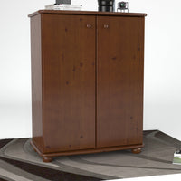 Anika Kommode Sideboard | mit Kleiderstange | 2-Türig | 100% Bio Kiefer