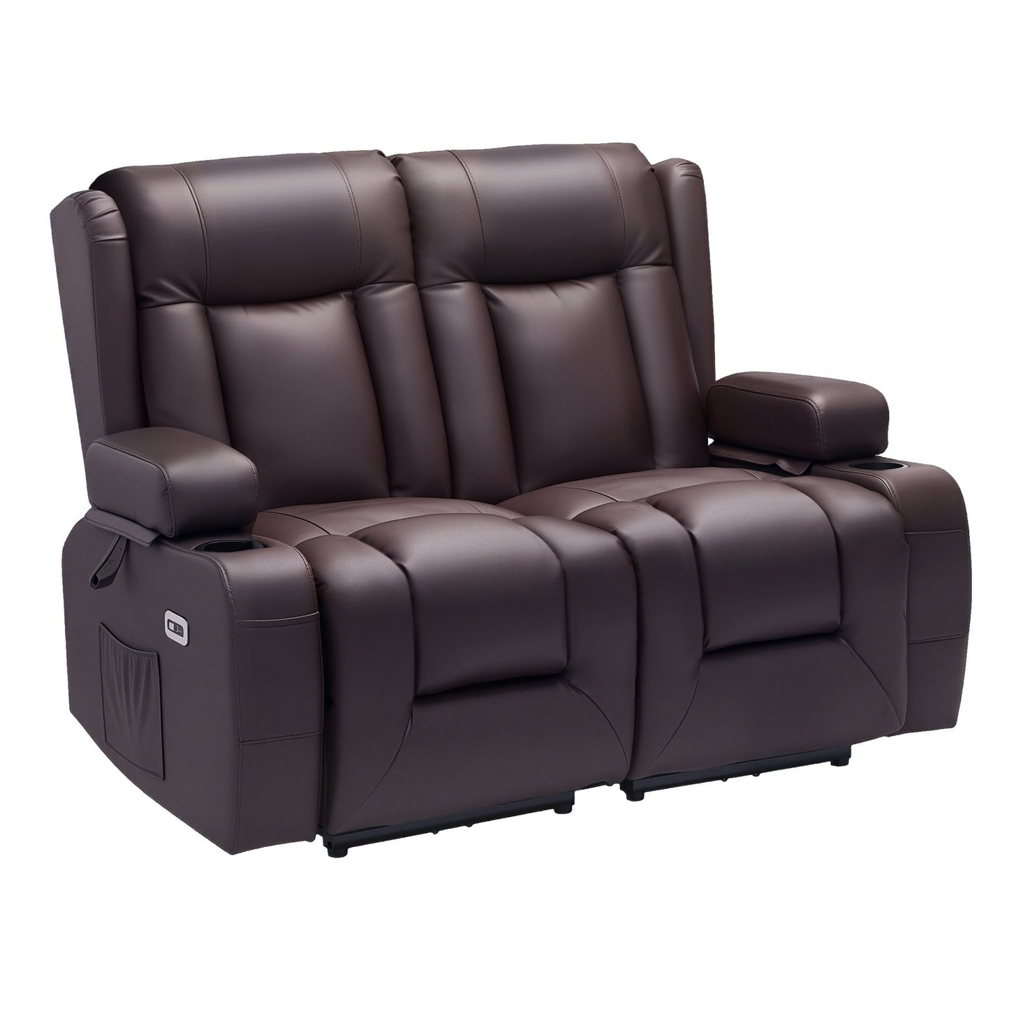 Loveseat Relaxsofa elektrisch – Heizung, Massage & USB-Ports