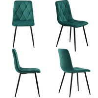 Eleganter Esszimmerstuhl aus Kupfersamt – Luxuriöser Komfort für Ihr Esszimmer