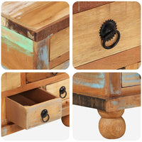 Einzigartiger Couchtisch aus recyceltem Mangoholz