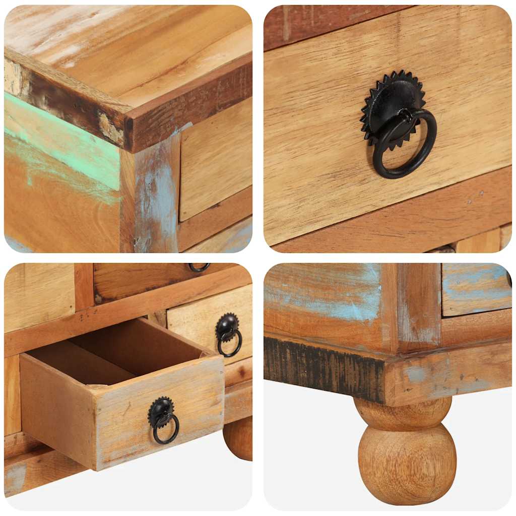 Einzigartiger Couchtisch aus recyceltem Mangoholz