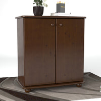 Anika Kommode 93er | Sideboard | Anrichte | 2-Türig mit Regalfächer | 100% Bio Kiefer Massivholz