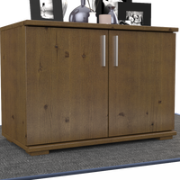 Nobis Kommode Sideboard | 2 Türig | 57cm hoch | 100% Bio Kiefer Massivholz