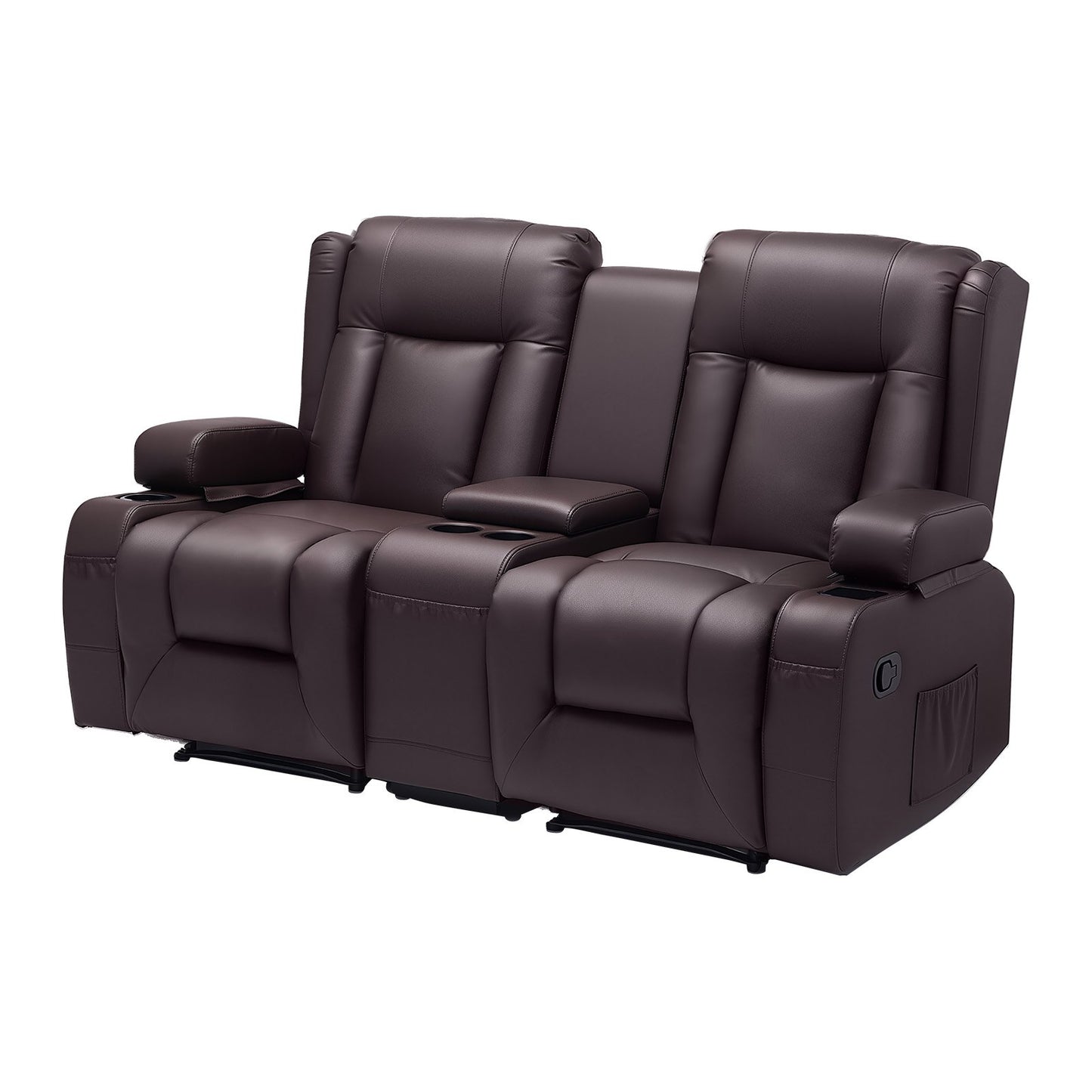 Loveseat Recliner Sofa mit Mittelkonsole – Komfort &amp; Funktionalität vereint