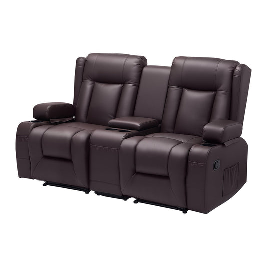 Loveseat Recliner Sofa mit Mittelkonsole – Komfort &amp; Funktionalität vereint