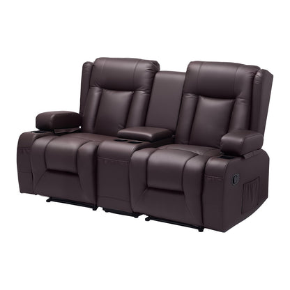 Loveseat Recliner Sofa mit Mittelkonsole – Komfort &amp; Funktionalität vereint