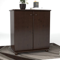 Anika Kommode 93er | Sideboard | Anrichte | 2-Türig mit Regalfächer | 100% Bio Kiefer Massivholz