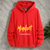 Mindset is everything,Positive vibes hoodie  Stylish and comfort