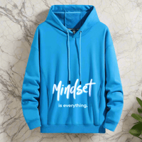 Mindset is everything,Positive vibes hoodie  Stylish and comfort