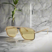 jacques marie mage EARL ultralight titanium, vintage retro square