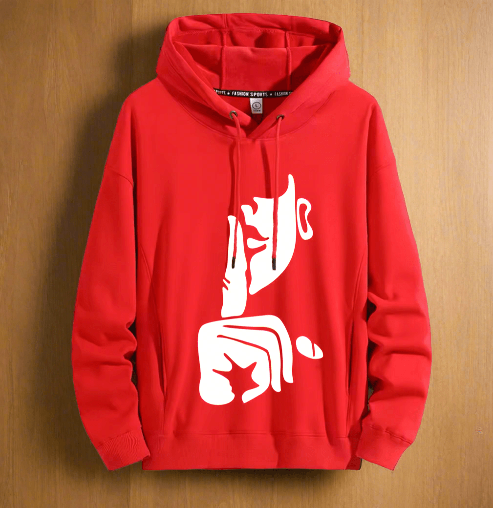 Silence Art hoodie Warm and Street Style