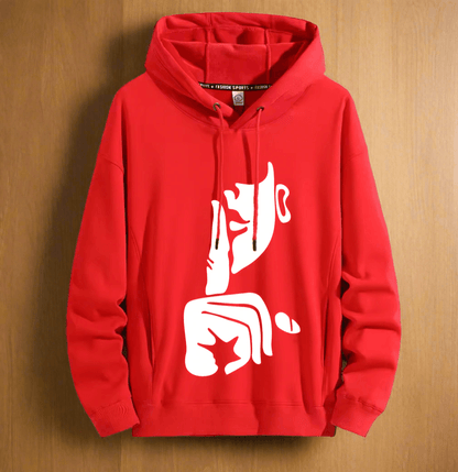 Silence Art hoodie Warm and Street Style