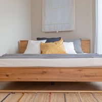 Arona Massivholz Eichen Bett 140-180cm | Eiche geölt