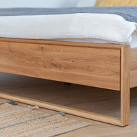 Arona Massivholz Eichen Bett 140-180cm | Eiche geölt
