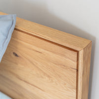 Arona Massivholz Eichen Bett 140-180cm | Eiche geölt