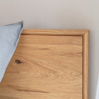 Arona Massivholz Eichen Bett 140-180cm | Eiche geölt