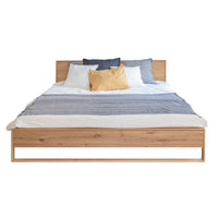 Arona Massivholz Eichen Bett 140-180cm | Eiche geölt