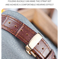 Automatic moonphase  watch by reef tiger diamonds bezel blue dial