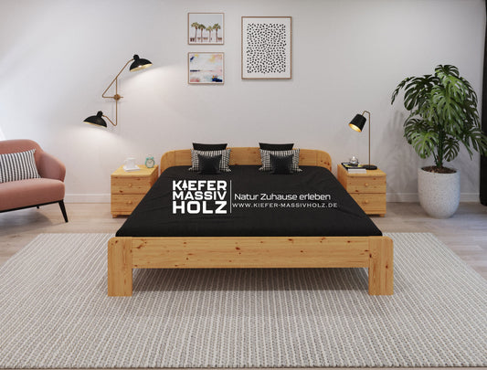 Anika Kieferbett | Massivholz | Naturholz | 100% Bio-Bett