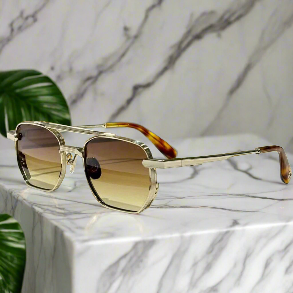 Classic Henri sunglasses inspire retro academic style weightless alloy