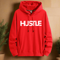 HUSTLE Art ,Winter plush hoodie warm and stylish